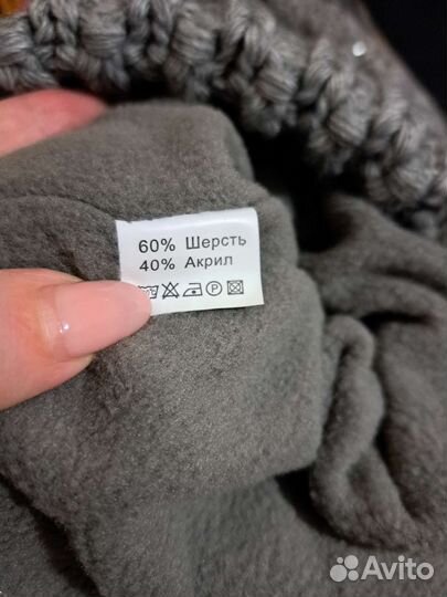 Комплект шапка и снуд