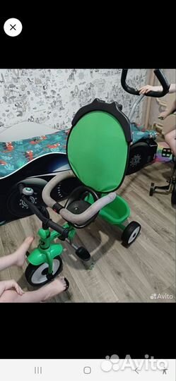 Коляска велосипед