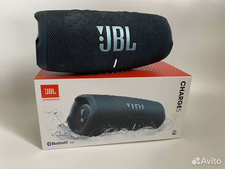 Колонка jbl charge 5 синяя