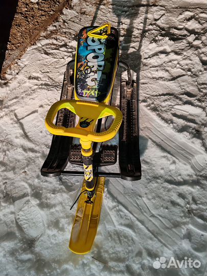 Детский снегокат бу