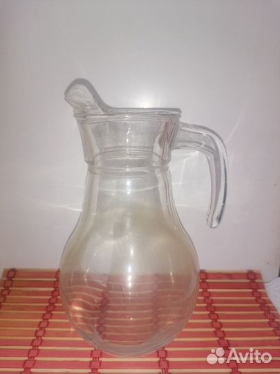 Ваза СССР. Графин стеклянный 1,1л