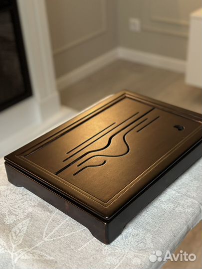 Чабань чайная доска бамбук 37х26 см