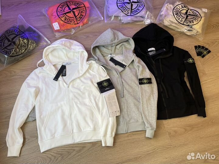 Зип худи stone island * легит патч