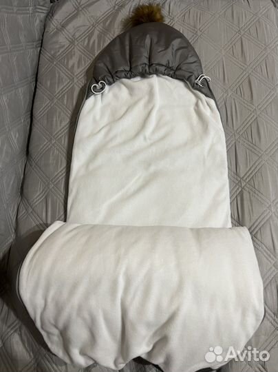 Зимний конверт в коляску 68р