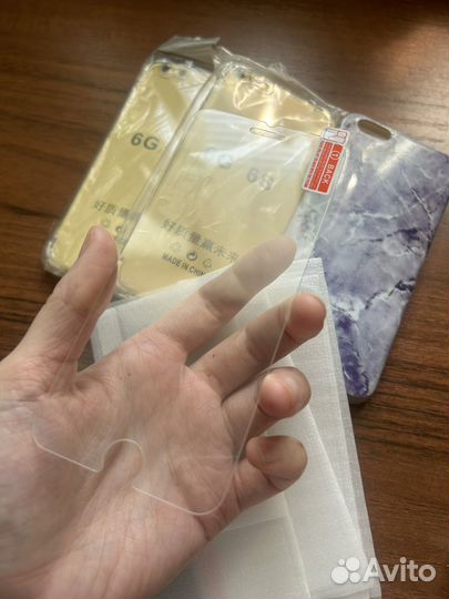 Чехол и защитное стекло на iPhone 6/6s