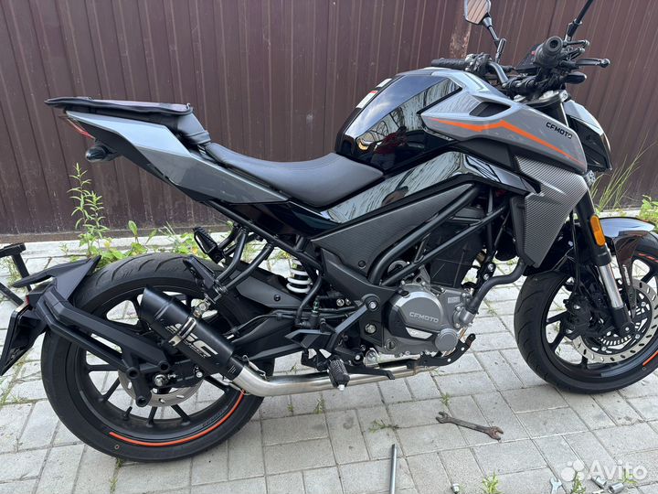 Трасса прямоточная cfmoto 250NK 300SR