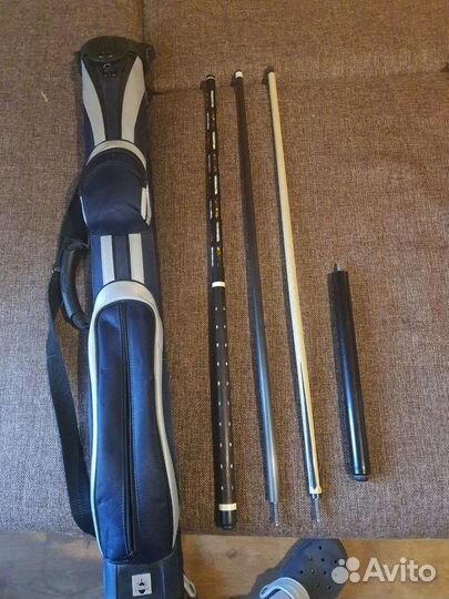 Бильярдный Кий для рус. бил Мастера Ерёмина карбон