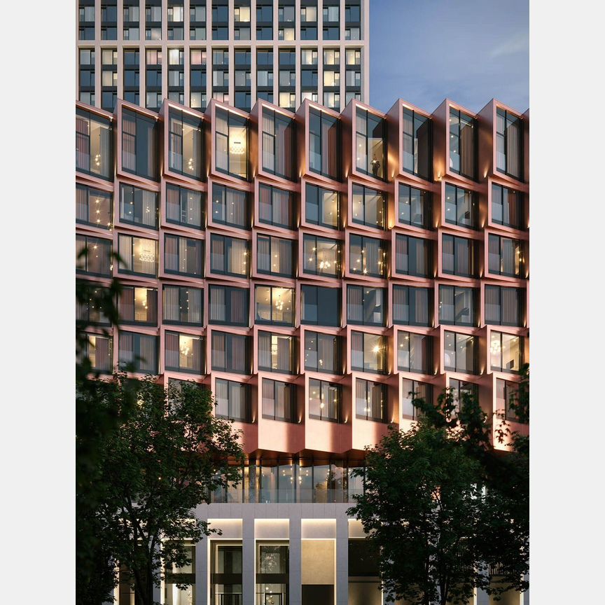 1-к. квартира, 44 м², 24/55 эт.