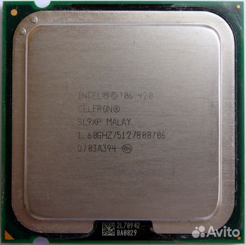 Intel Celeron (420) 1.6GHz 800MHz 512Kb LGA775 OEM