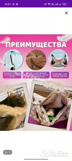 Гамак для грызунов