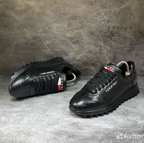 Кроссовки мужские натуральная кожа Tommy Hilfiger