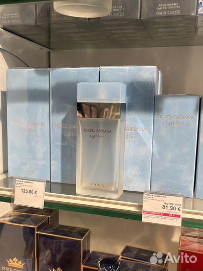 Туалетная вода dolce&gabbana light blue Оригинал