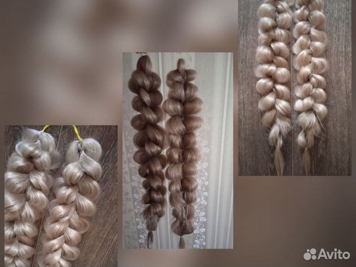 Съёмные 3 Д косы