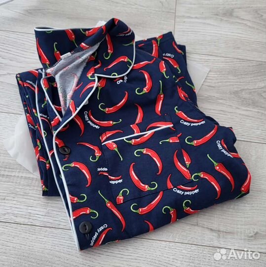 Новая мужская пижама.Домашняя одежда.Подарок.Перец