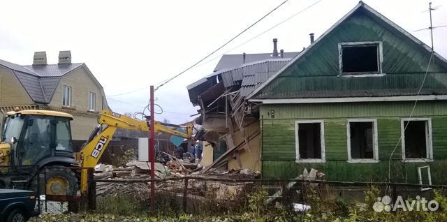 Снос старых домов, построек, бань, дач