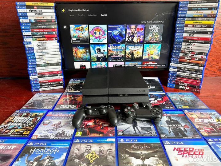 Sony PlayStation 4 + 130 игр