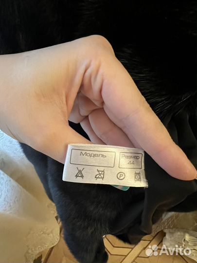 Шуба норковая с копюшоном 42 44