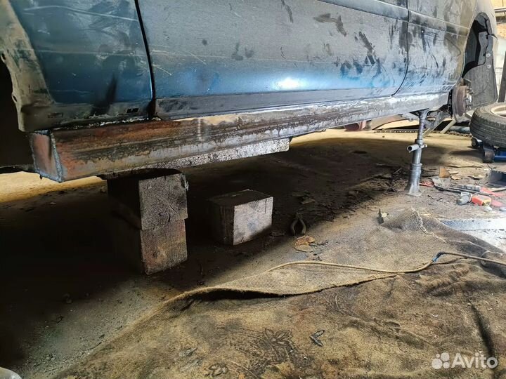 Замена порогов из профильной трубы