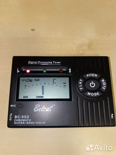 Тюнер для гитары belcat bc-950