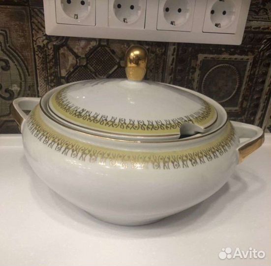 Фарфоровая супница eisenberg гдр