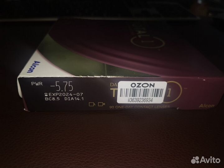 Линзы контактные alcon Dailies -5,75 90 штук