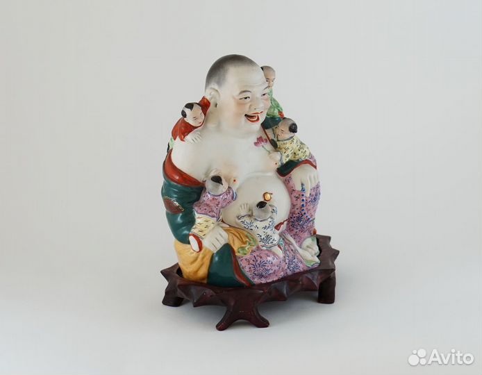 Винтаж фарфоровый Хотэй (Хотей) Будда Китай 119