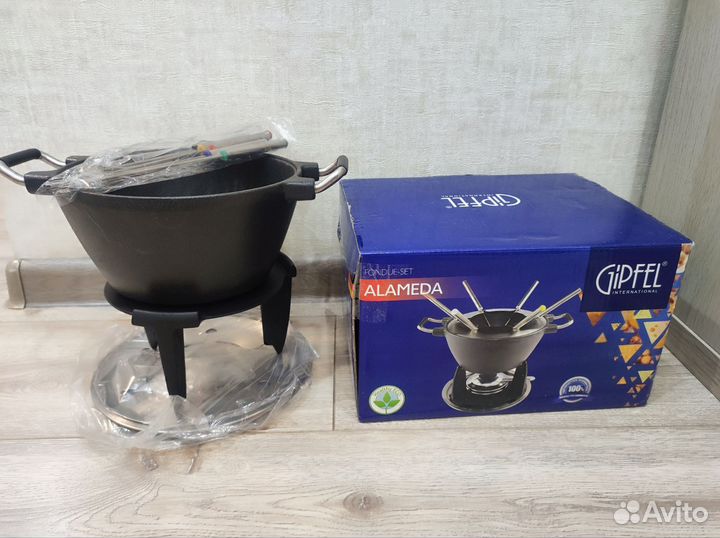 Набор для фондю Gipfel новый (фондюшница)