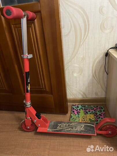 Самокат снегокат двухколесный