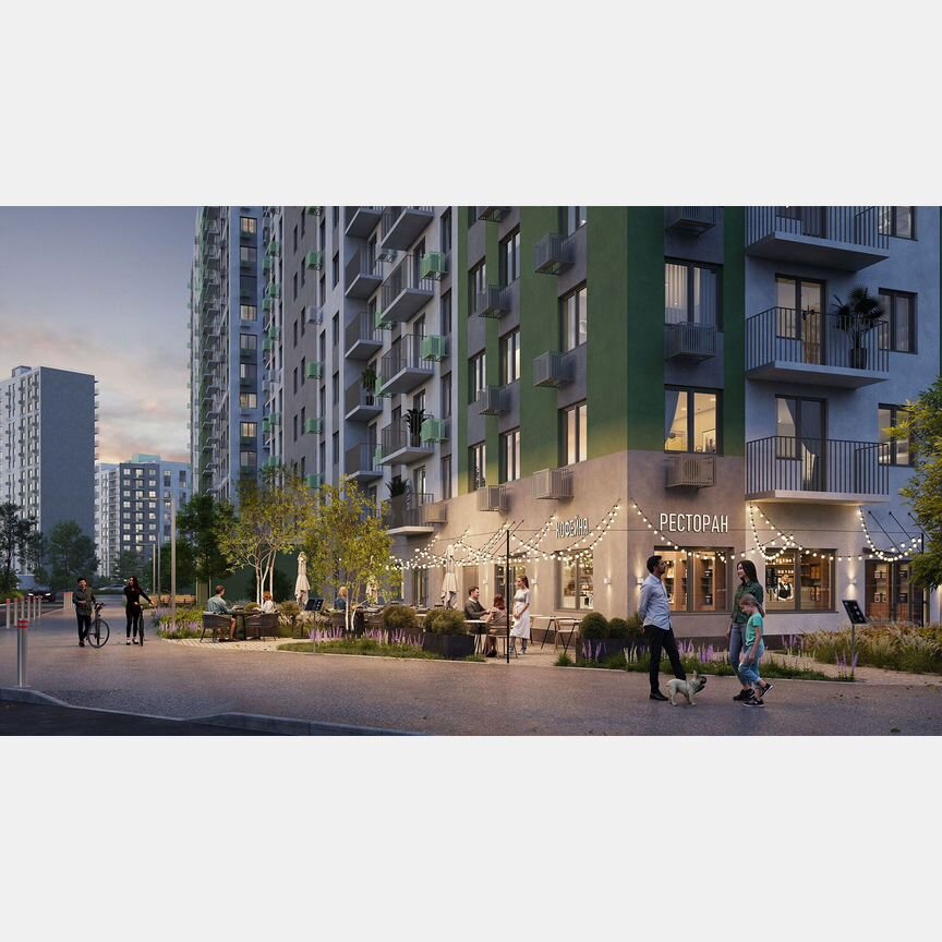 2-к. квартира, 49,3 м², 5/16 эт.