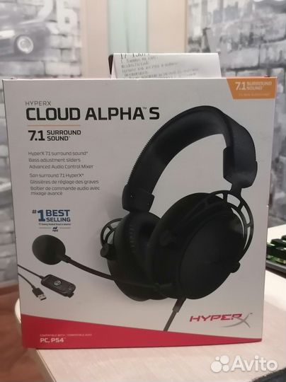 Наушники hyperx cloud alpha s