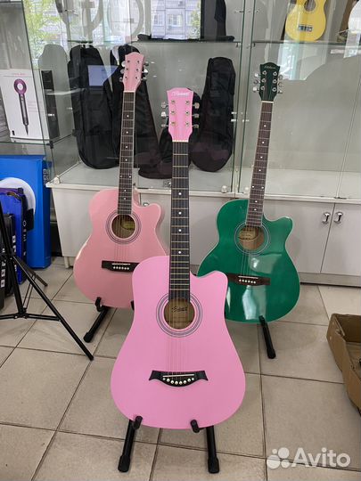 Гитара акустическая новая