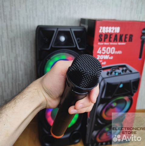 Музыкальная Колонка Большая ZQS-8210 Гарантия