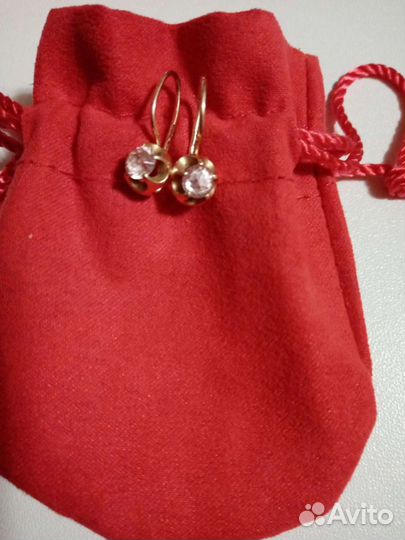 Золотые серьги СССР