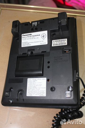 Телефон офисный кнопочный Panasonic KX-TS2365RUB