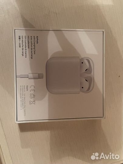 Беспроводные наушники apple airpods 2 white