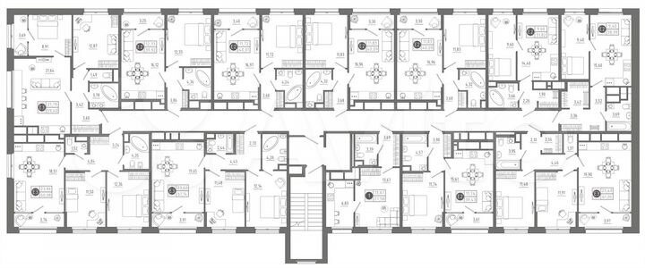 1-к. квартира, 40,1 м², 7/10 эт.