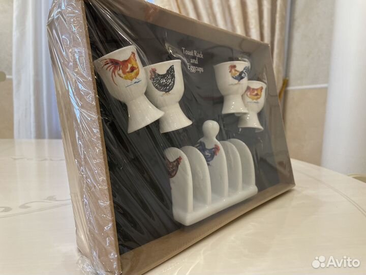 Подставки для тостов и яиц. Фарфор. Англия