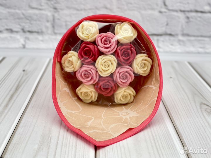 Букет из шоколадных роз