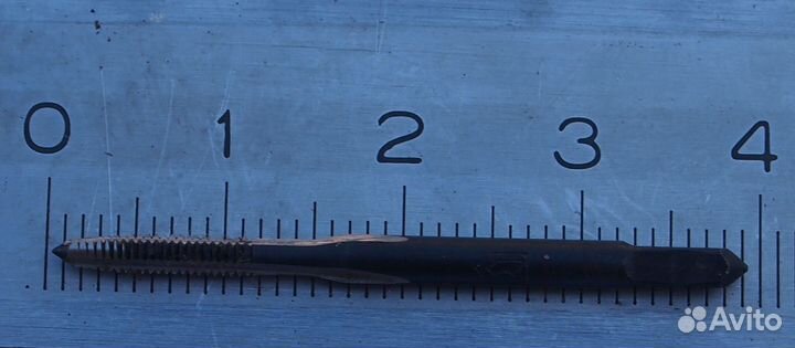 Метчик М 2,2 ручной, сквозной (в упаковке 10шт.)