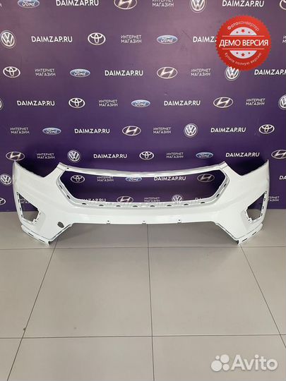 Бампер передний Hyundai Creta (2016-2022) белый