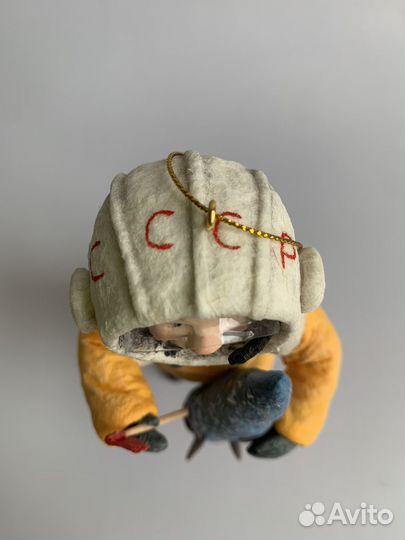 Ватные елочные игрушки СССР