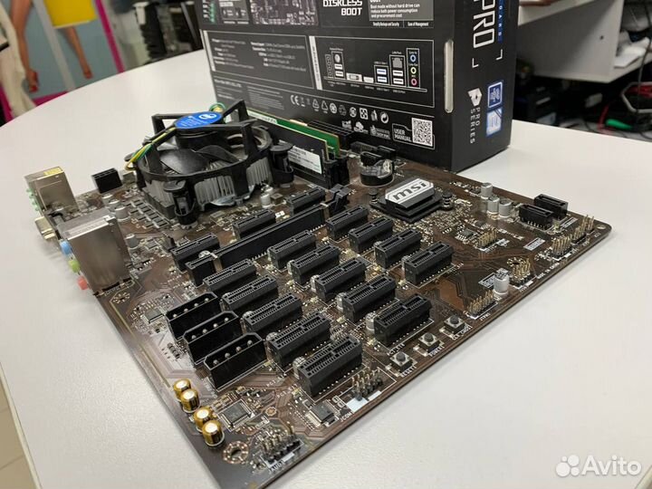 Материнская плата MSI B360-F PRO+ Процессор+Память