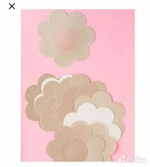 Наклейки невидимки на грудь Dentelle