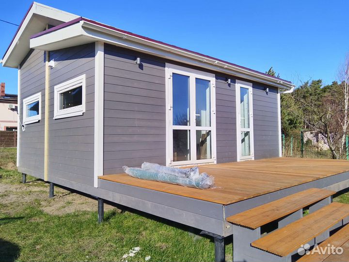 Жилой теплый дом 33 кв.м