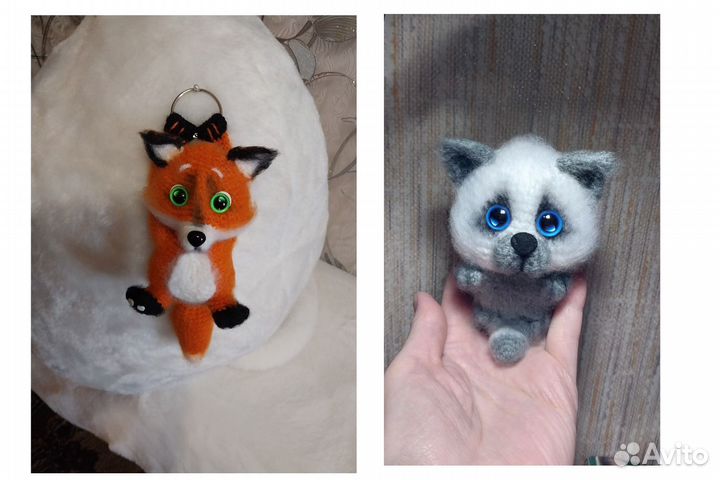 Лисенок игрушка сувенир