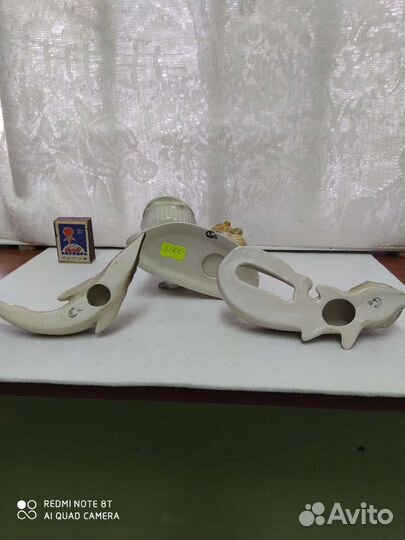 Фаянсовая композиция на морскую тему и гигантская