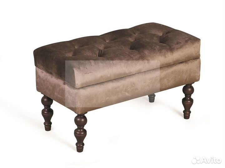 Банкетка Виктория темный тон 15 - коричневый