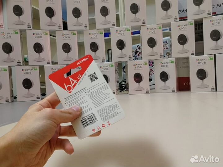 Флешка для IP камер MicroSD 64GB Smartbuy Class10