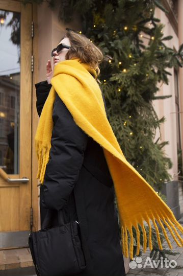 Теплый женский шарф