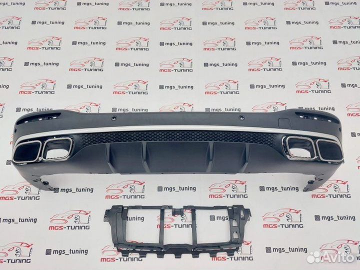 Диффузор с хром насадками 63 Chrome на GLS X167